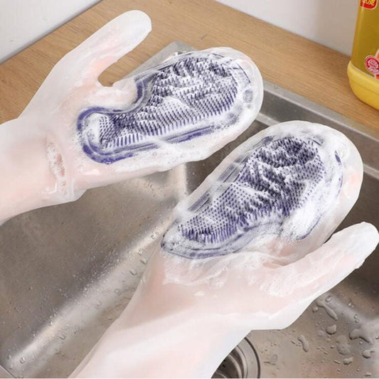 Silicone Dish Washer, Hand Gloves For Cleaning